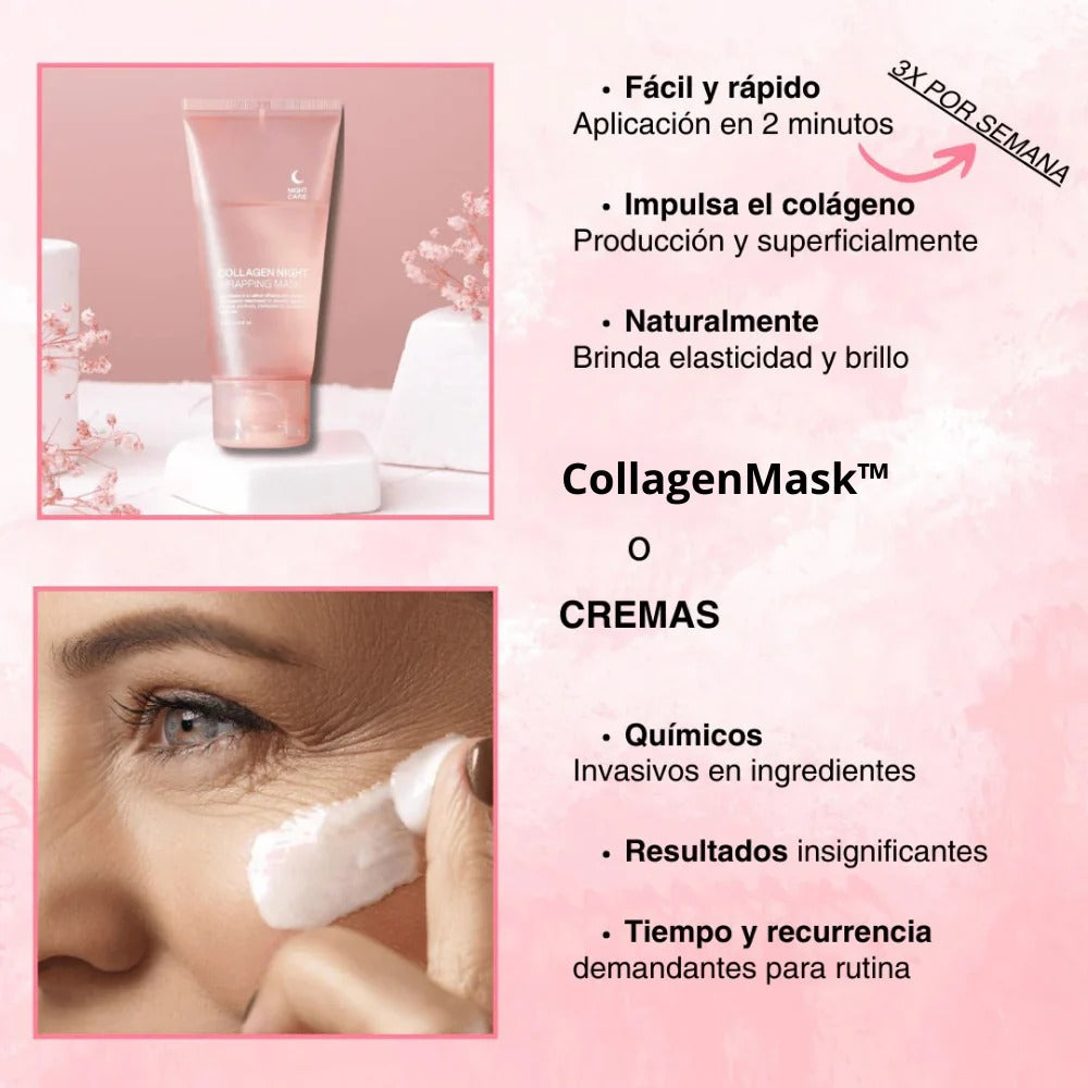 Mascara Premium de Colageno Facial Nocturna