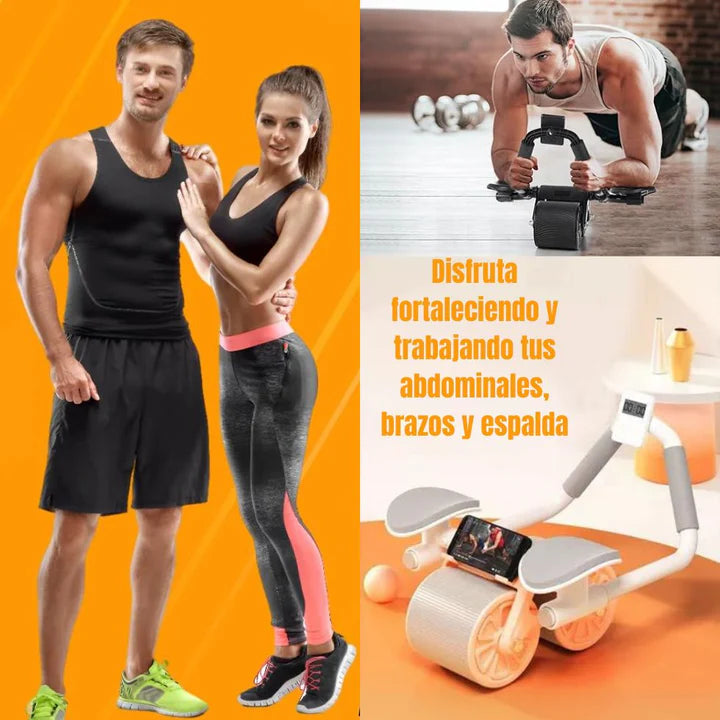 Rodillo Abdominal AB-Pro con soporte