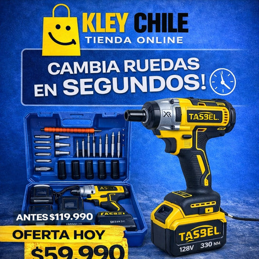 Impactrum™ Llave Taladro de Impacto Inalámbrico doble batería + Accesorios